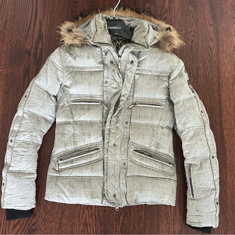 Silver Down Ski Jacket - image 1